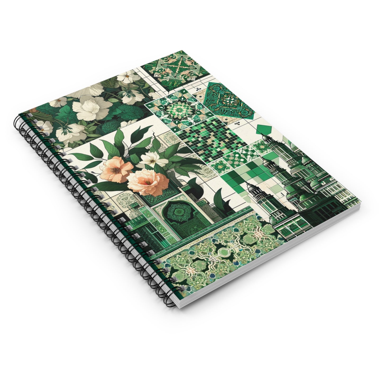 Emerald Path Spiral Notebook - Ruled Line