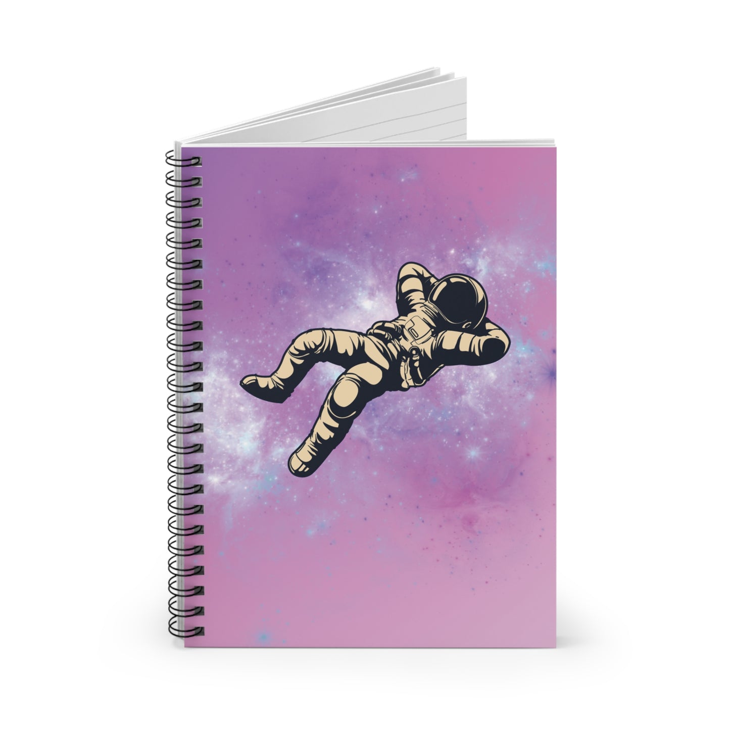 Space Nap Spiral Notebook - Ruled Line