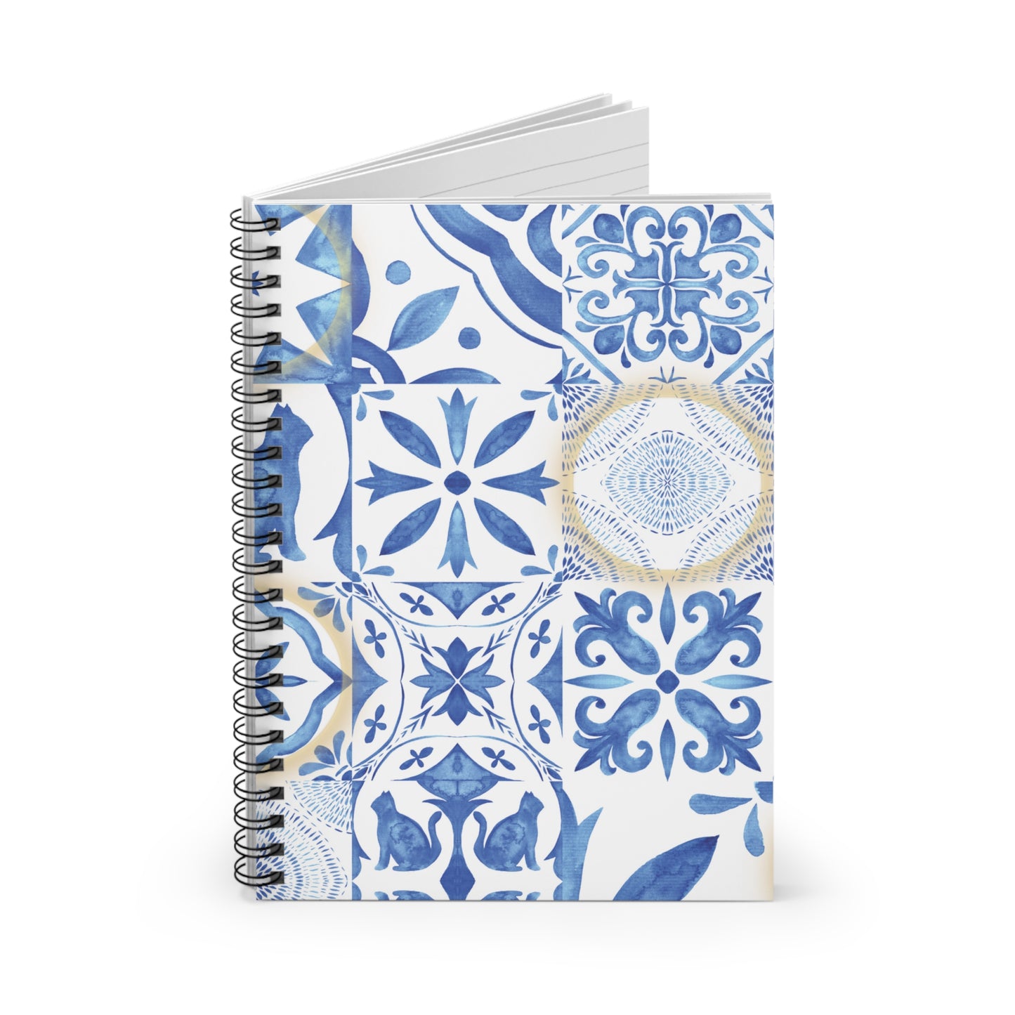 Chinoiserie Spiral Notebook - Ruled Line