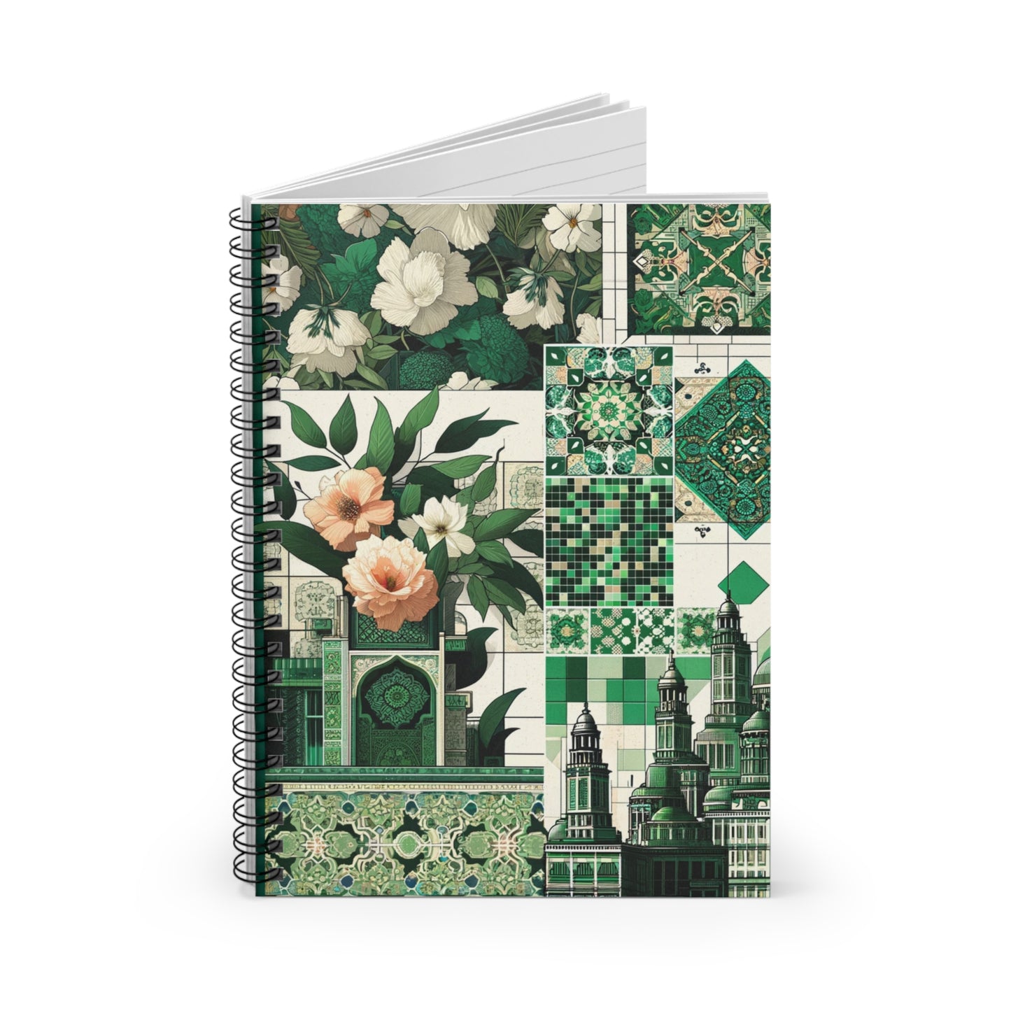 Emerald Path Spiral Notebook - Ruled Line