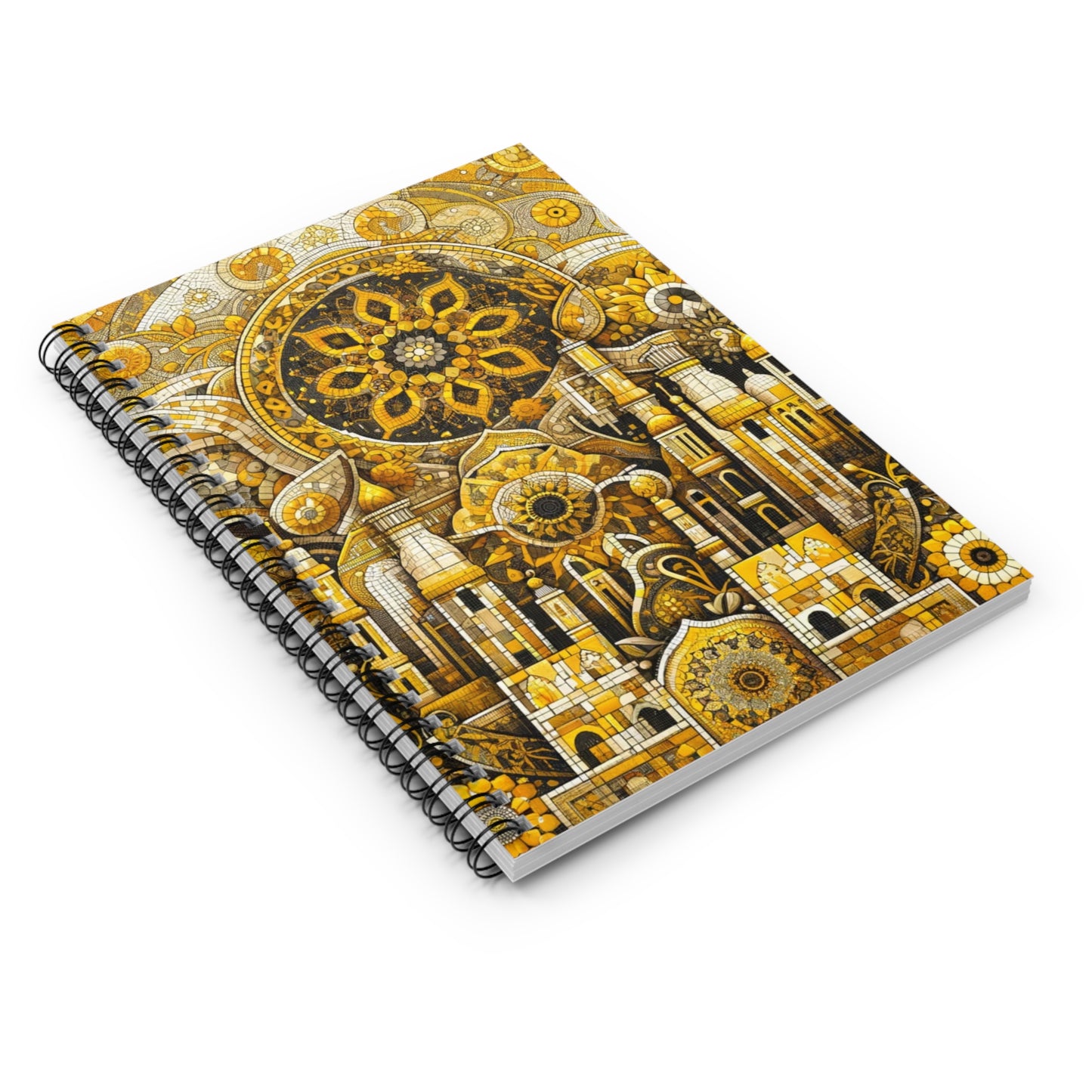 Golden Escape Spiral Notebook - Ruled Line