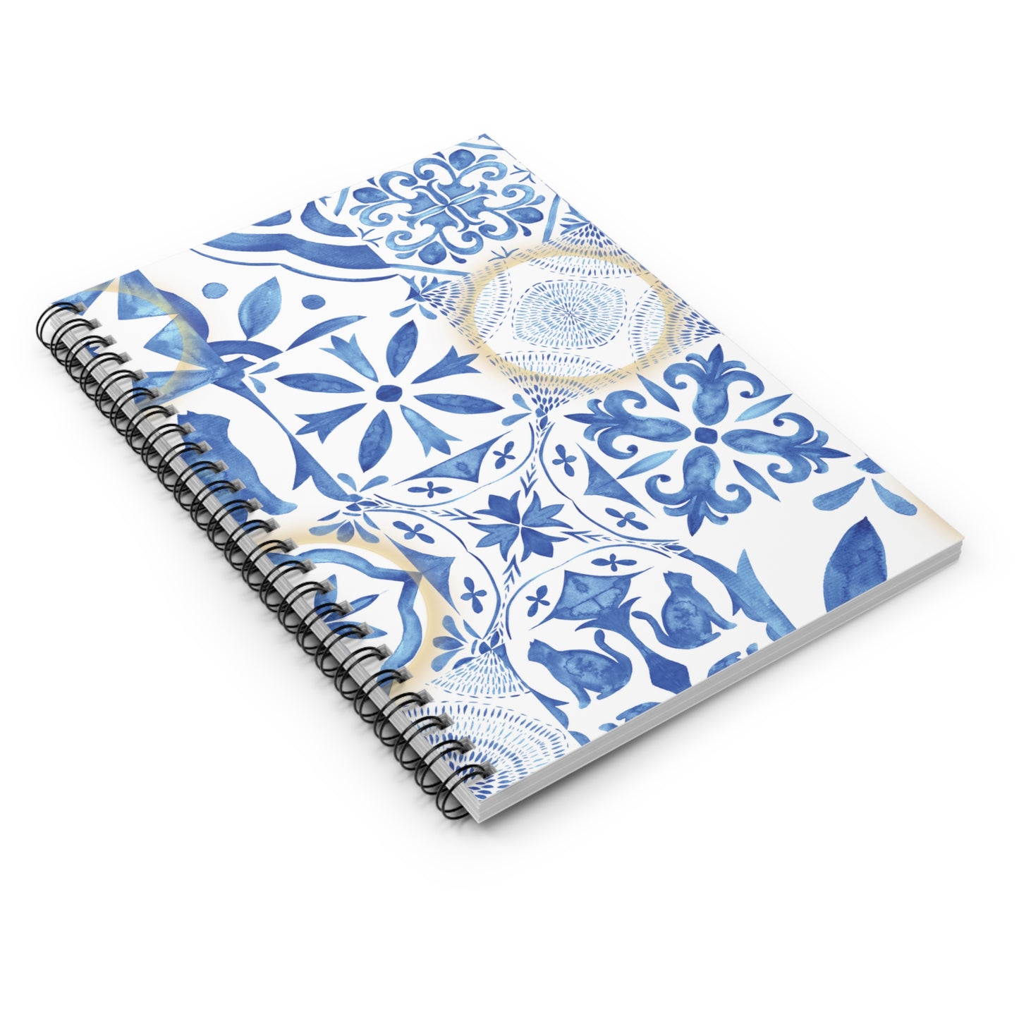 Chinoiserie Spiral Notebook - Ruled Line